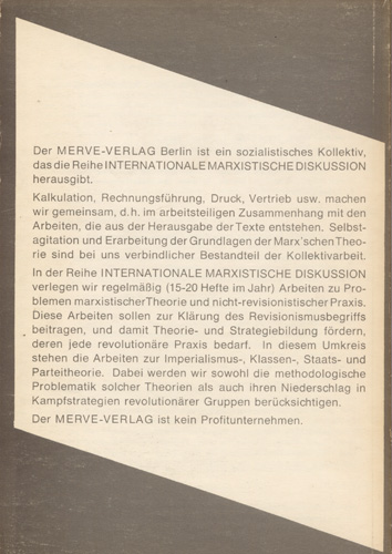 Buchcover Rückseite